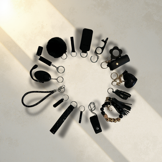 Random Safety Keychain – 15 Items